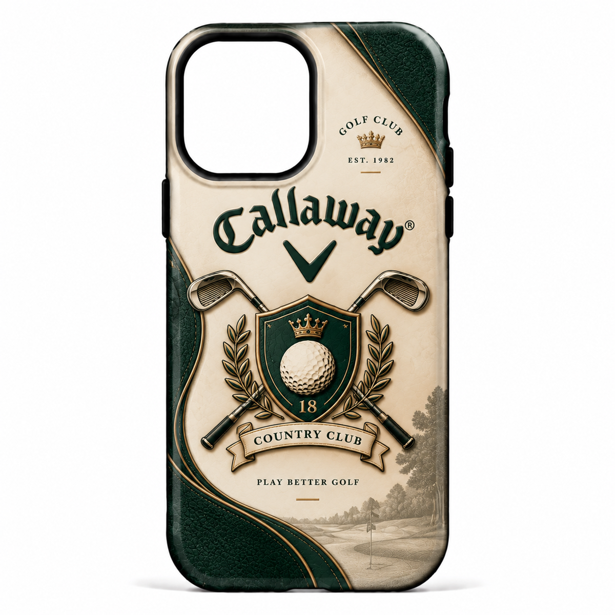 Golf-inspired phone case style 3